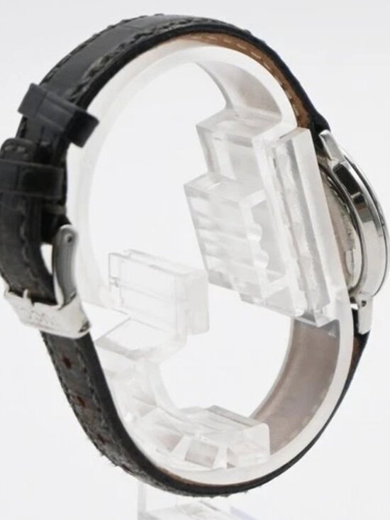GUCCI 3000L Watch Quartz 25 mm Stainless Steel Embossing Leather Black 05LC590 main image 11